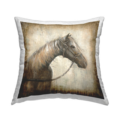 Polyester Throw Square Indoor/Outdoor Pillow Cover & Insert