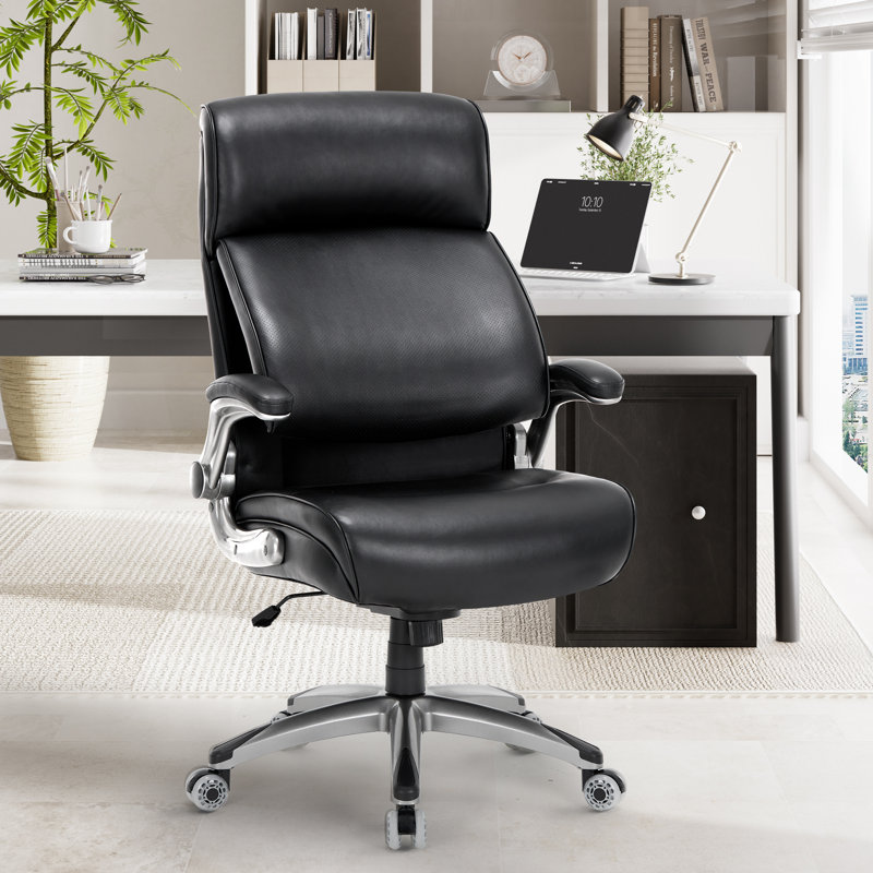 High-End Ergonomic Office Chair With Adjustable Headrest and Multi-Position Tilt, Black