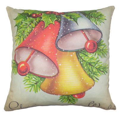 Holiday Down Reversible Throw Pillow