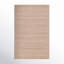 Elona Hand Tufted Cotton/Wool Taupe Rug-1248380103