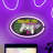American Art Decor Game On Oval Neon Rope Bar Sign - 16"