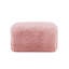 Repose-pieds en tissu moelleux - rose-794274933