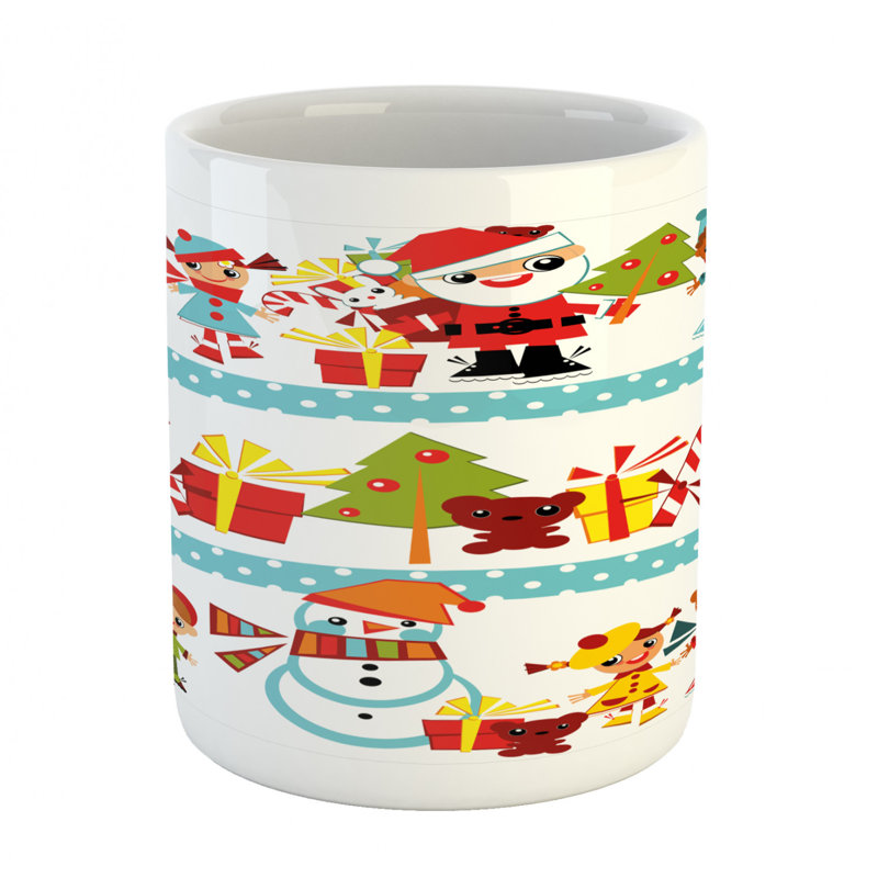 Grande tasse à café santa