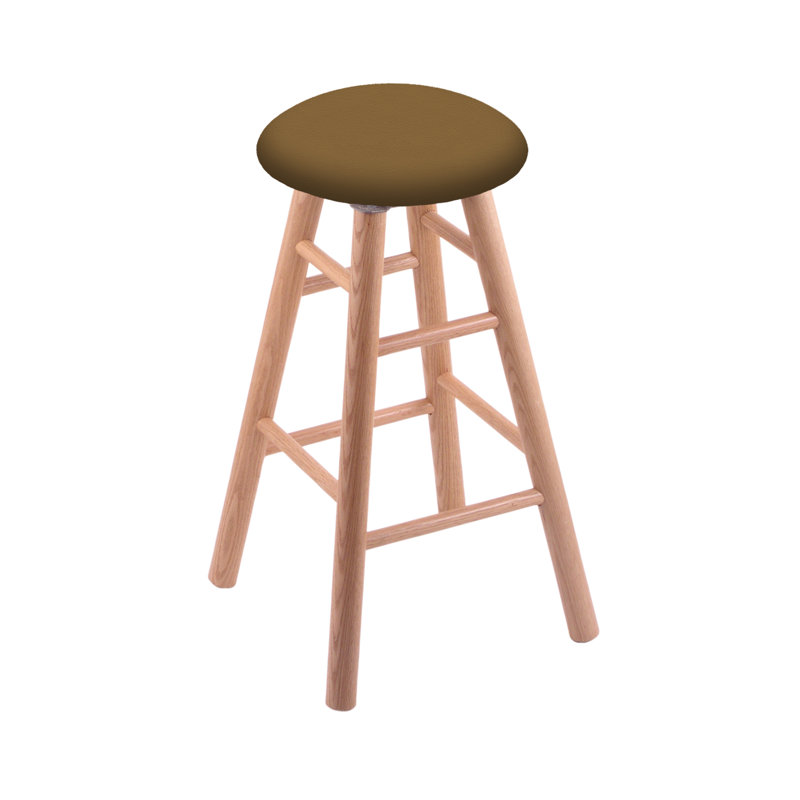 Swivel 36" Extra Tall Stool, Natural Oak, Canter Saddle