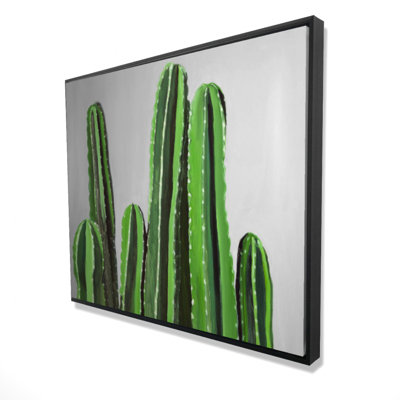 Cactus Candles Print On Canvas