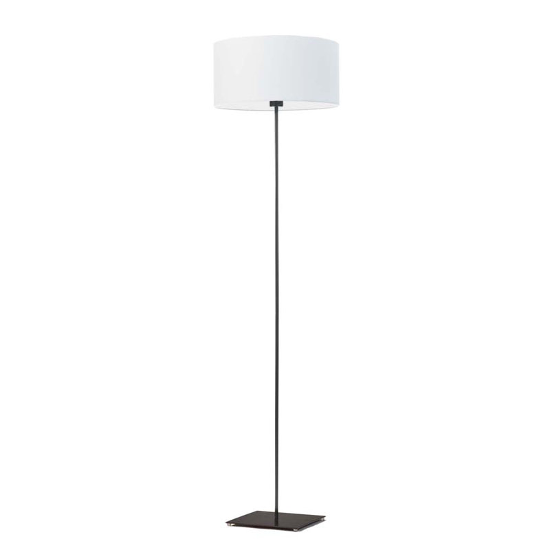 Asawer 156cm Traditional Floor Lamp, Black, White