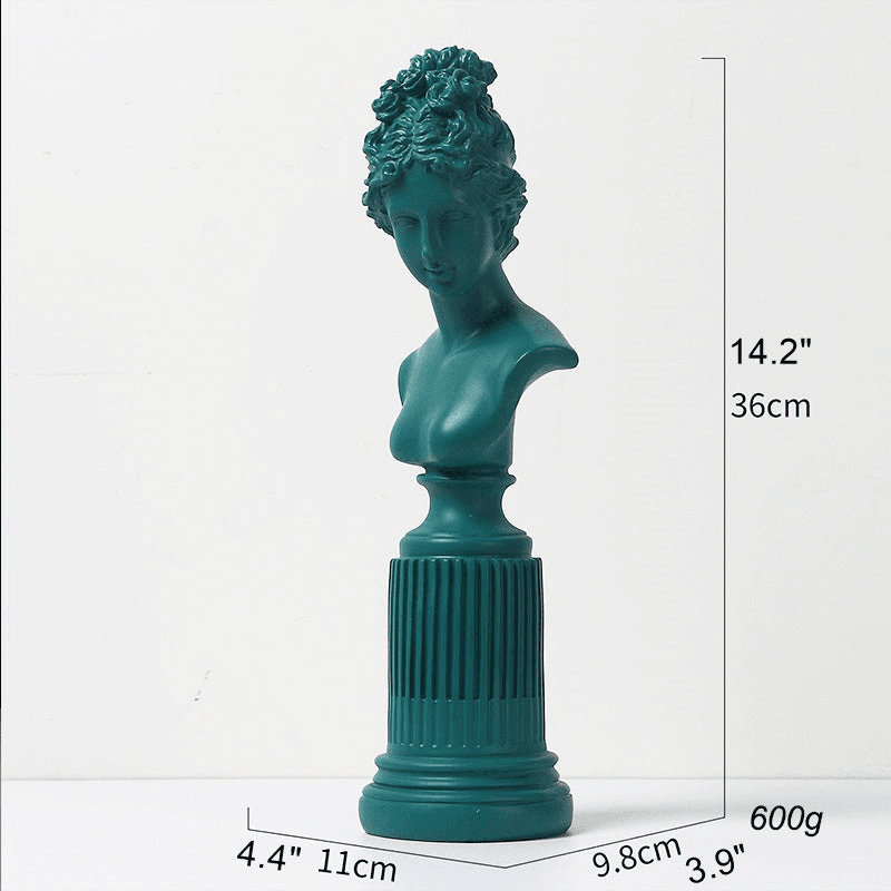Buste de femme Aquanetta, Bleu