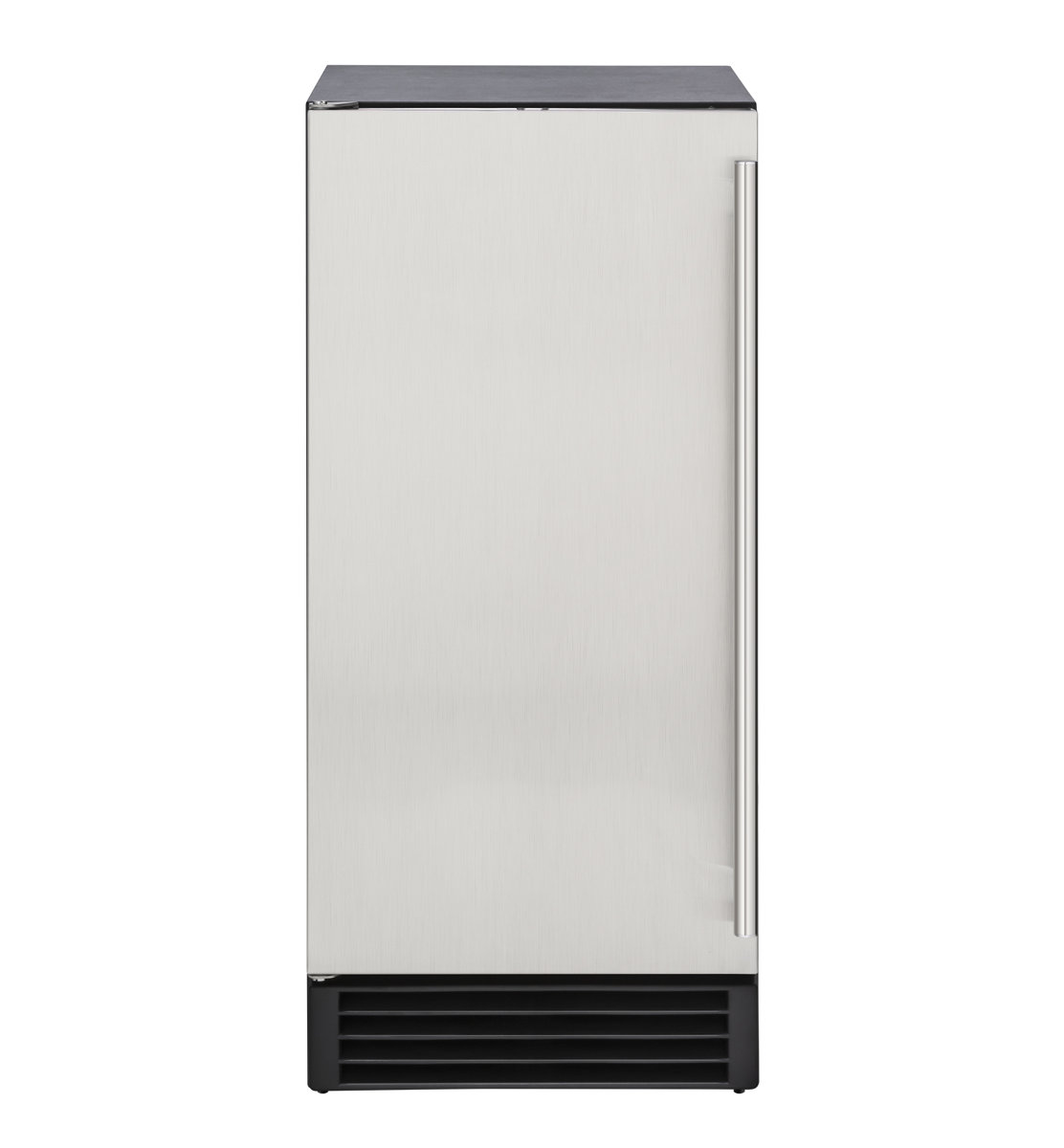 Maxx Ice Premium Indoor Self-Contained Ice Machine, 15"W, 65 lbs, Energy Star, in Stainless Steel — FIN-0016948 | Fridge.com