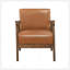 Fauteuil d'appoint rembourré confortable pour le salon, rehaussant le style intérieur.