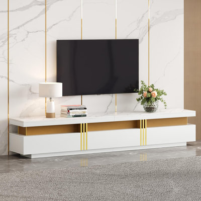 Algerd Unfinished TV Stand for TVs up to 88"