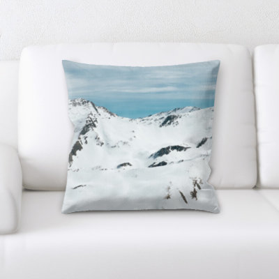 Microsuede Reversible Throw Pillow