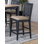 Derbyshire Solid Wood Mission Back Counter Bar Stool