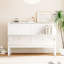 Grand lit avec tablettes amovibles et élément - rangement de ton blanc pour une utilisation à long terme-598622815-598622880