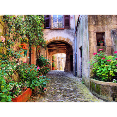 Arched Entry Outdoor Canvas Art