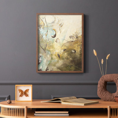 «Enchanted Garden II», reproduction encadrée - bois massif