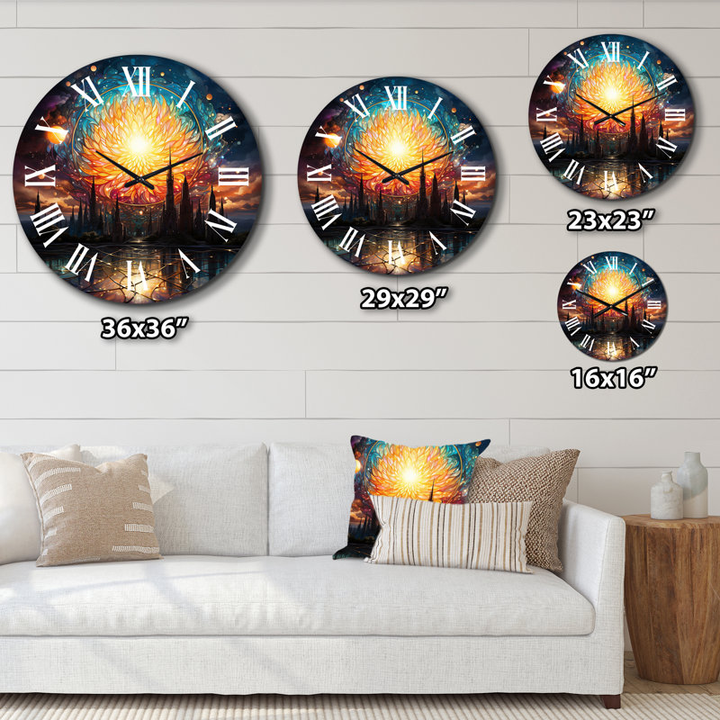 Horloge murale City of Flowers, Petit