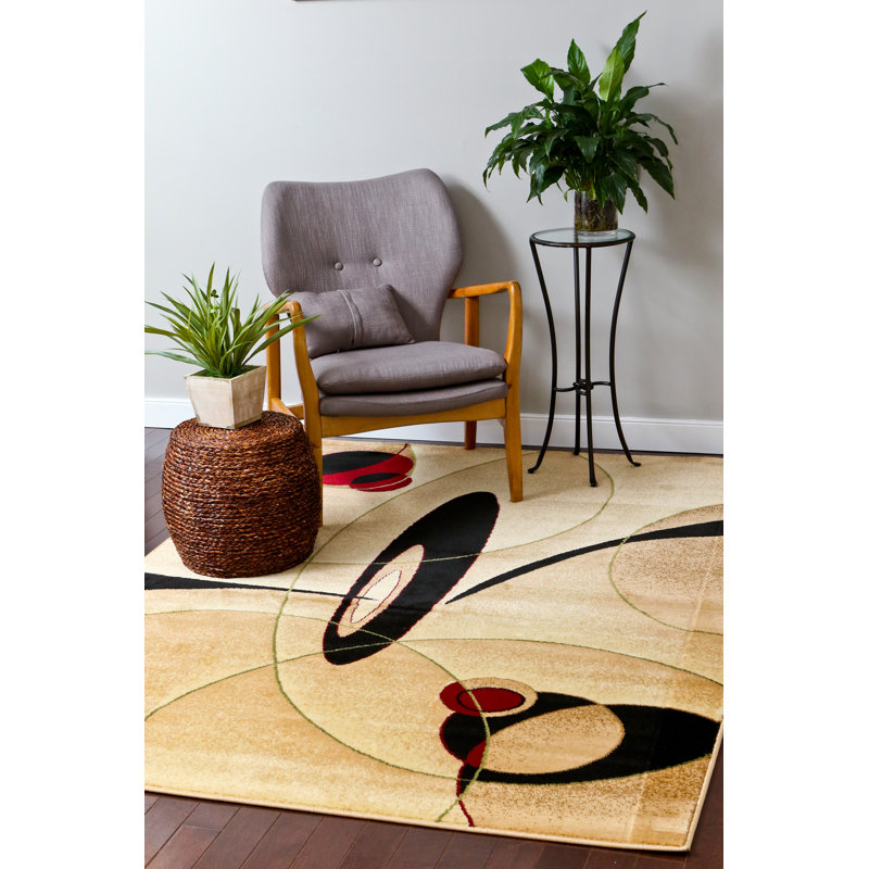 Tapis beige Fietje, Rectangle 2 pi x 3 pi 4 po