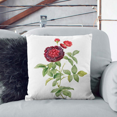 Floral Square Throw Cushion