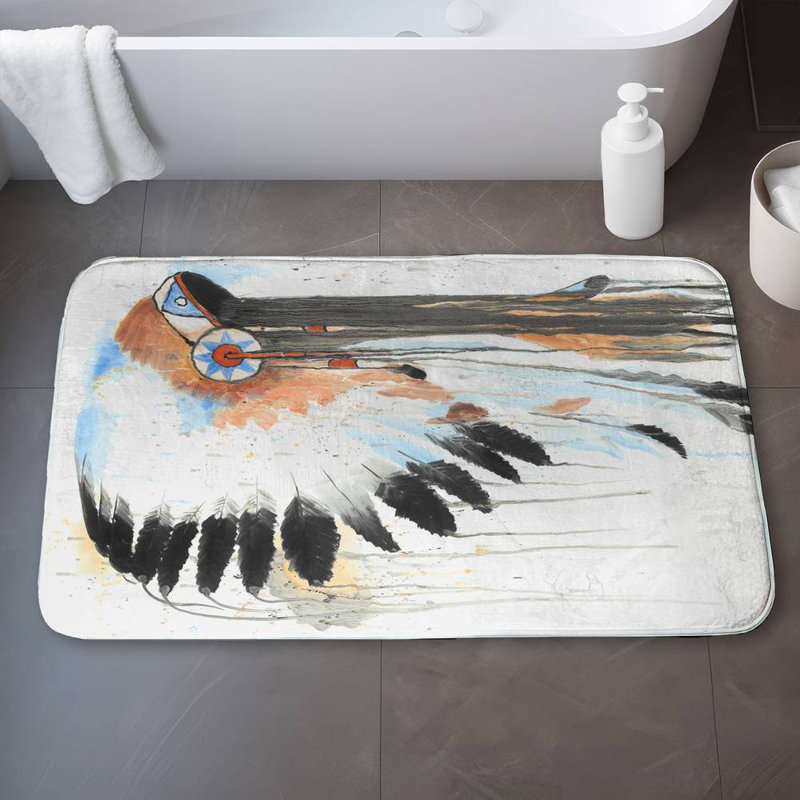 Kadia Microfiber Non-Slip Bath Mat