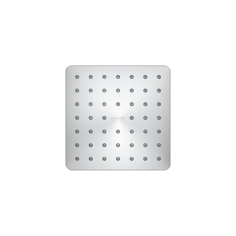Parallel Single-Function Showerhead, Shower Head with One Spray, 1.75 GPM, Polished Chrome, Round