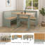 2 -Person Pine Solid Wood Dining Set-2123325160
