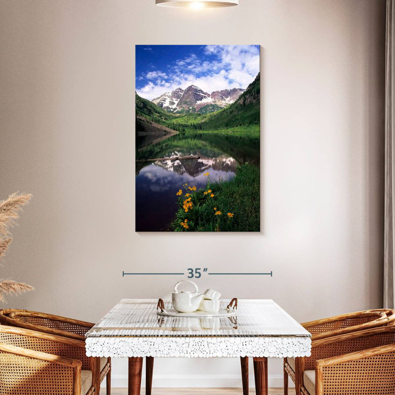 Alvord explorant les Maroon Bells, H 45 po x l 30 po