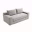 Canapé-lit convertible avec mousse à mémoire de forme et structure en acier - Sans assemblage, conception compacte pour petits espaces et utilisation polyvalente (gris)-118056165