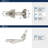 Full Overlay Face Frame 165 Degree Lazy Susan Bi-Fold Door Self Close Concealed Cabinet Hinge - Pair