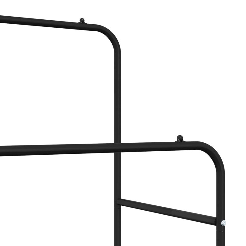 80cm Rolling Clothing Rack, Black