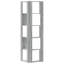 Corner Bookcase 5-Tier 50X50 Cm Engineered Wood-1635907790-1635907786