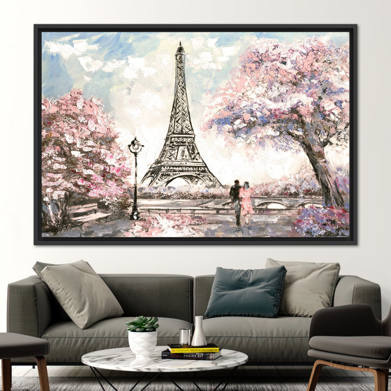 Print on Canvas, 50 cm H x 70 cm W, Framed Print without Mat, Black