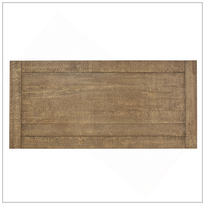 Charming Rustic Solid Wood Writing Desk With Open Shelves For Modern Office