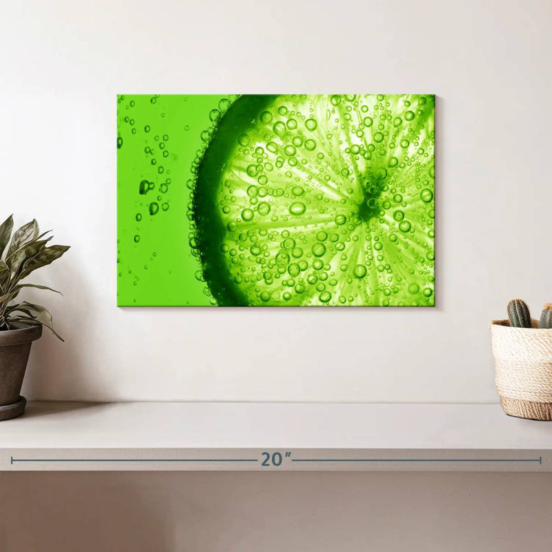 Yarlin Lime Slice, 8" H x 12" W