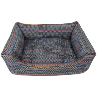 Zik Zak Orthopedic Polyester Pet Bed