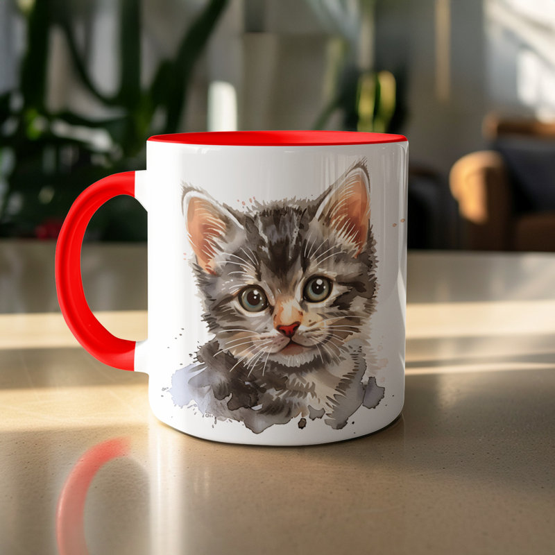 Mug, 1, Red