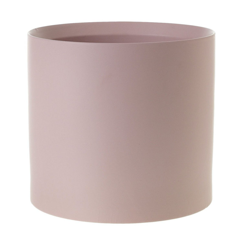 Pot à fleurs en céramique Parsons, Rose, H 11,75 po x l 12 po x P 12 po