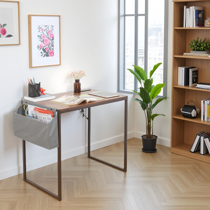 Bureau d'étude Parinita - Station de travail élégante et élégante pour les petits espaces, H 30 po x l 31,5 po x P 18,9 po