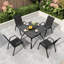 ENSEMBLE DE 4, CHAISE DE PORTE, JARDIN-1401542051-1401541979