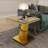 3 Piece White Glass And Gold Living Room Table Set Of 3