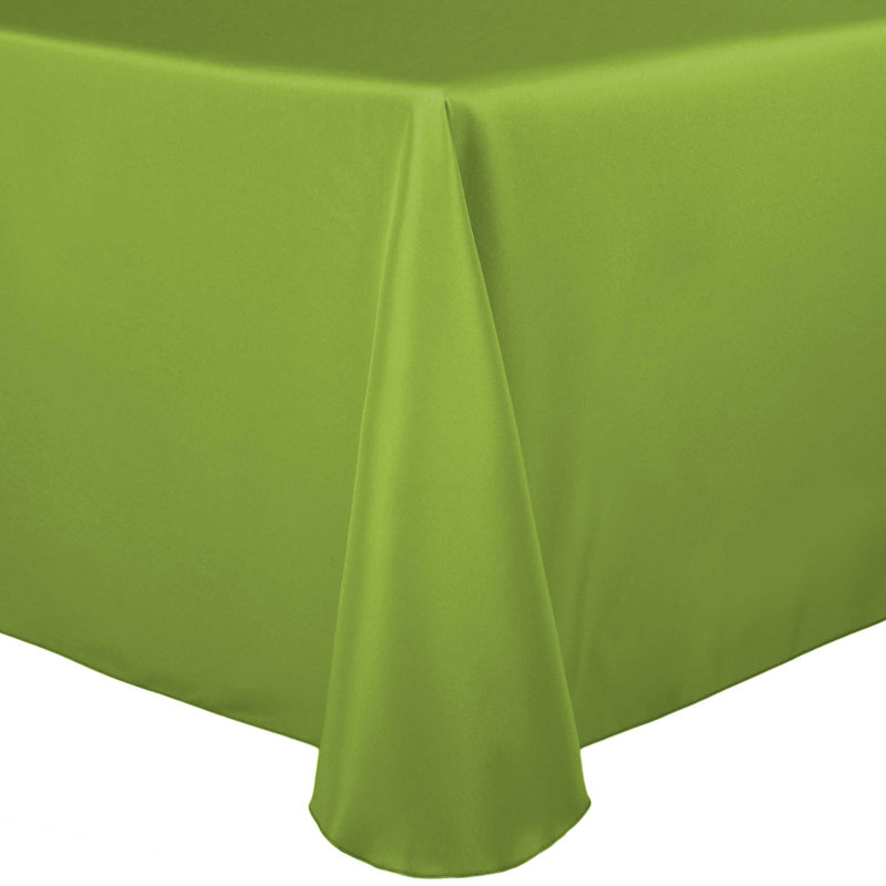 Solid Color Round Tablecloth, 3, 70" x 52", Lime