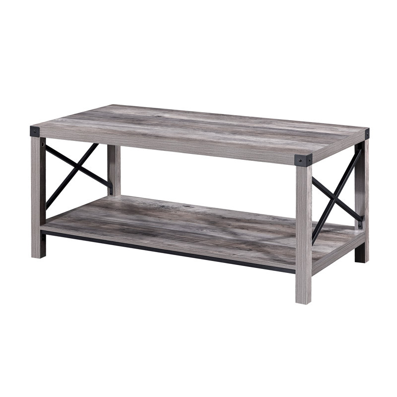 Ricky Single Coffee Table, Gray