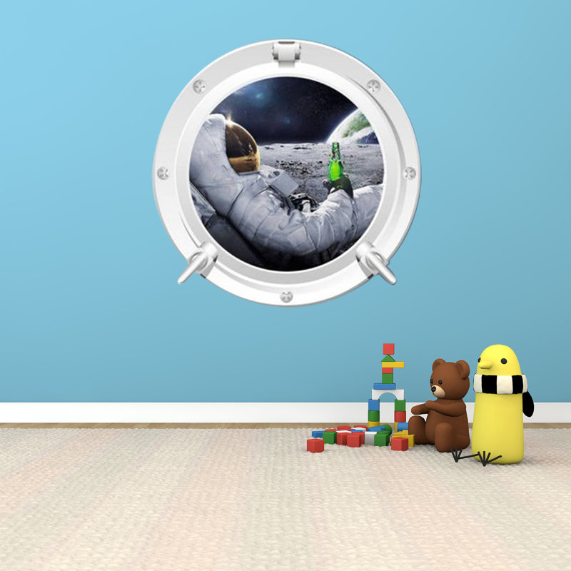 Non-Wall Damaging Wall Decal, 28" H x 28" W
