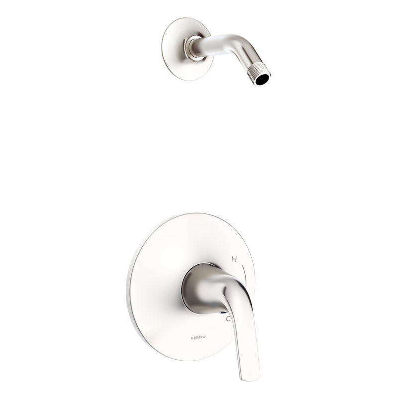 Lemora Shower Faucet, Brushed Nickel