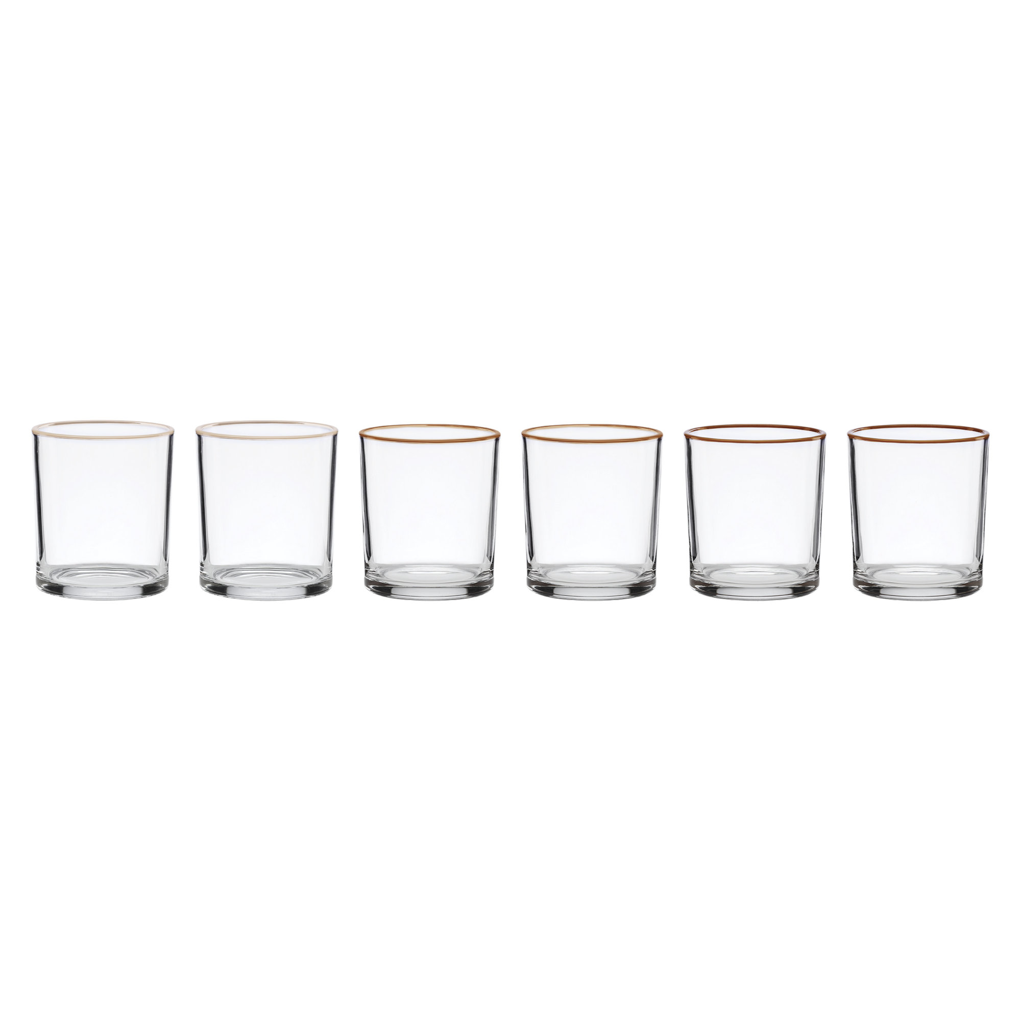 24 Seven Sunbaked Medium Tumbler, Set of 6