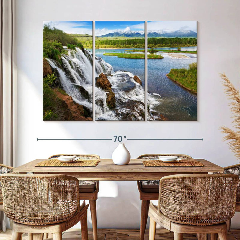 Alvord Fall Creek Falls, 32" H x 50" W