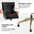 Heeg 47''H Transitional Genuine Leather Swivel Adjustable Height Tilting Executive Chair with High Backrest-102291122