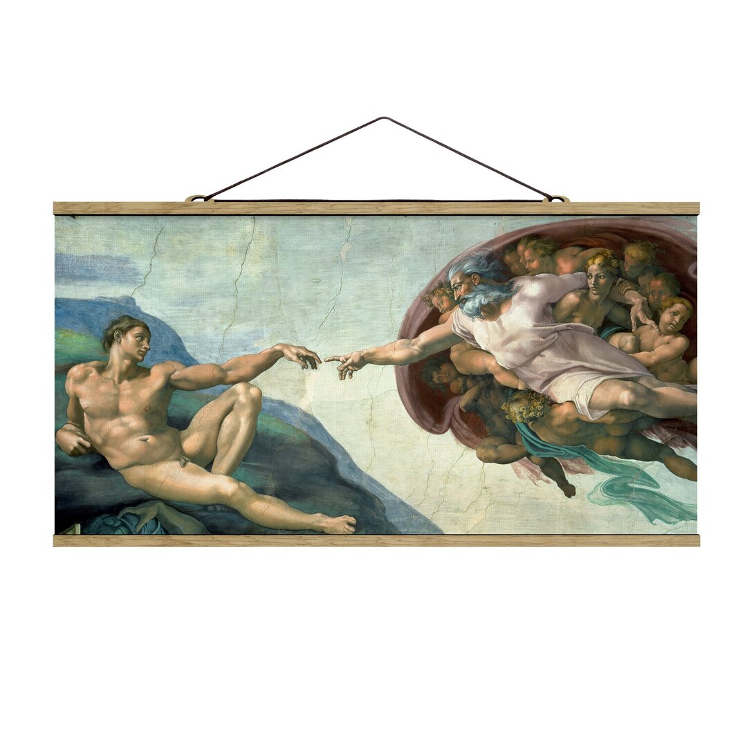 Stoffbild Sistine Chapel von Michelangelo