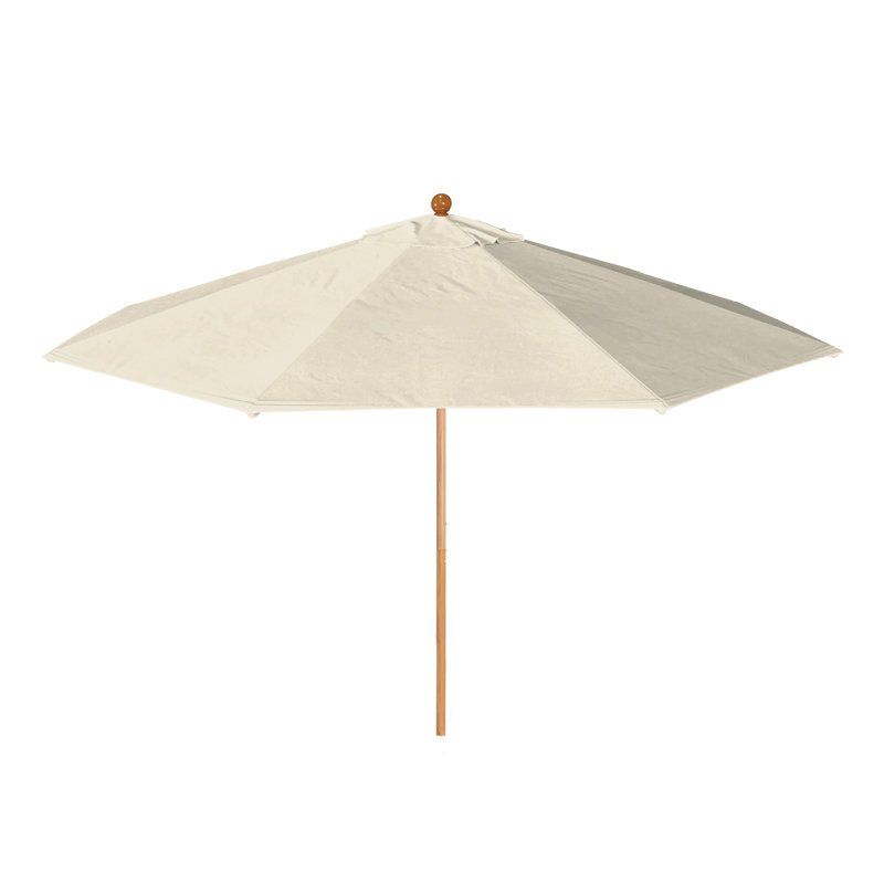 Parasol en bois de teck 11 pi, Canevas