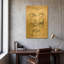 «Militaire véhicule brevet parchemin» par LUXE, art mural en métal doré, 24 po x 36 po-133250374