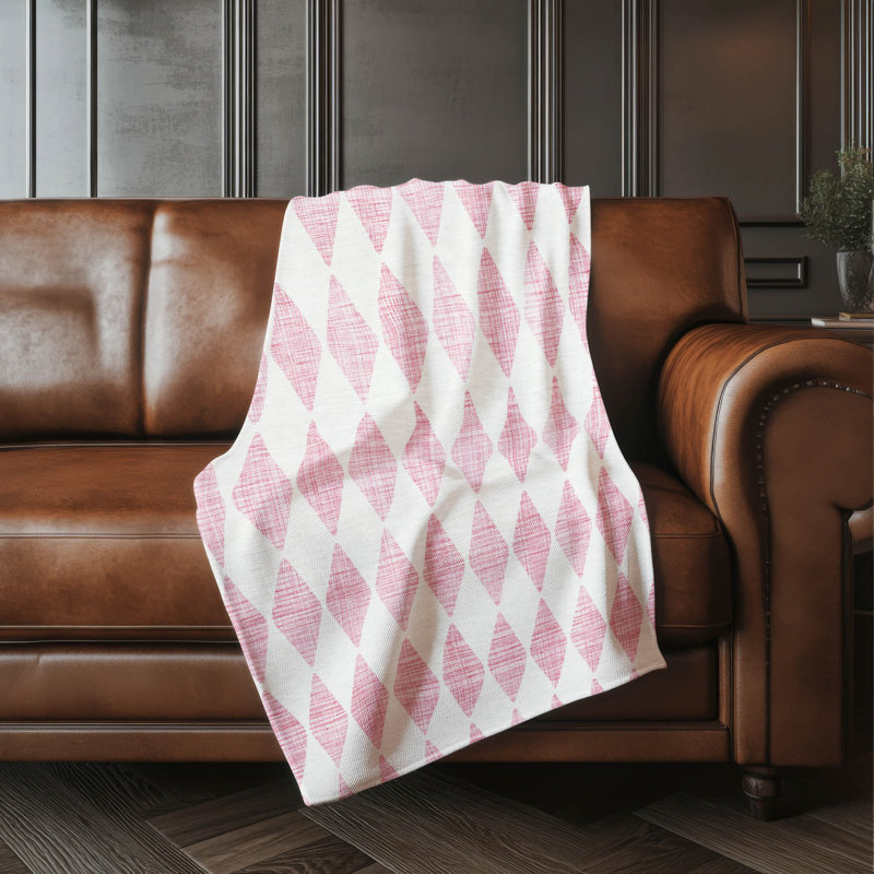 Jeté en sherpa Addison ASB578, Rose